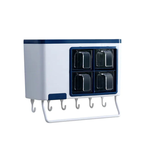 Multi-Functional Wall-Mounted Kitchen Storage Rack