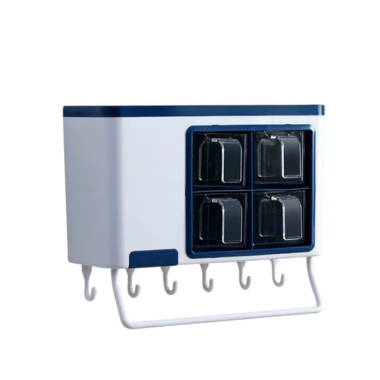 Multi-Functional Wall-Mounted Kitchen Storage Rack