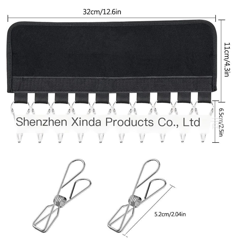 Multi-Functional Portable Baseball Cap Storage Clip