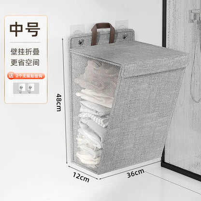 Foldable Multi-Functional Laundry Basket for Home Use