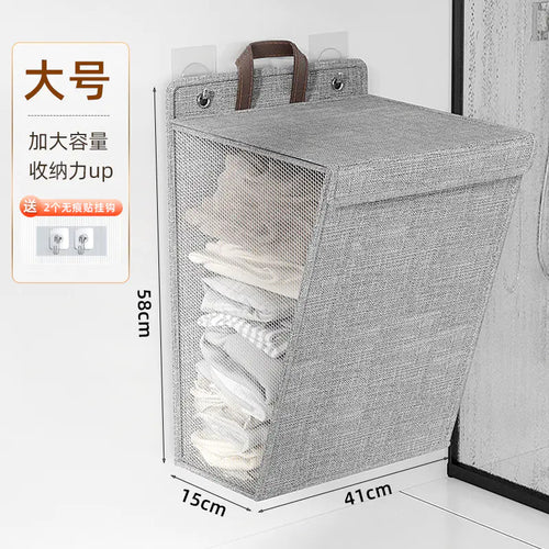 Foldable Multi-Functional Laundry Basket for Home Use