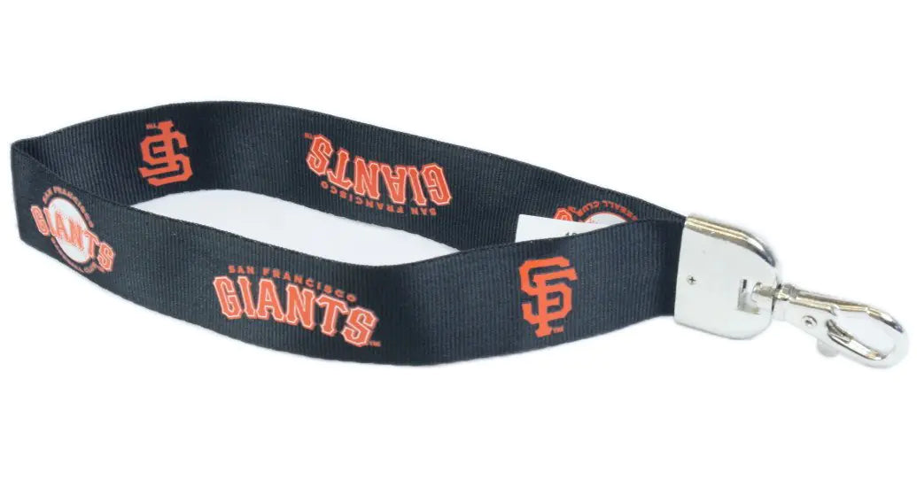 SF Giants Black Wristlet Lanyard
