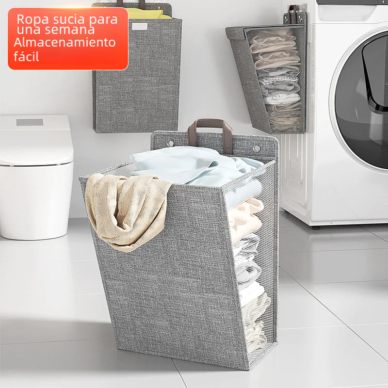 Foldable Multi-Functional Laundry Basket for Home Use