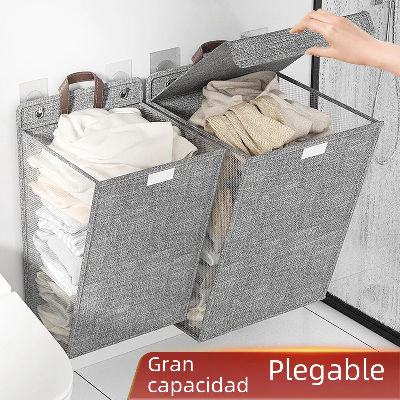 Foldable Multi-Functional Laundry Basket for Home Use