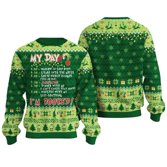 Booked for Joy Ugly Christmas Sweater