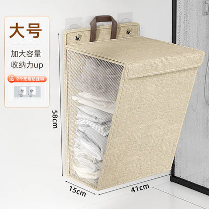 Foldable Multi-Functional Laundry Basket for Home Use